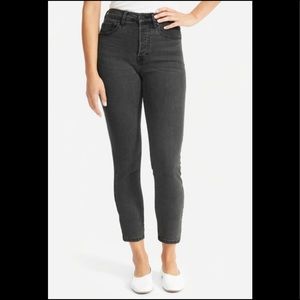 Everlane Washed Black Cigarette Jeans